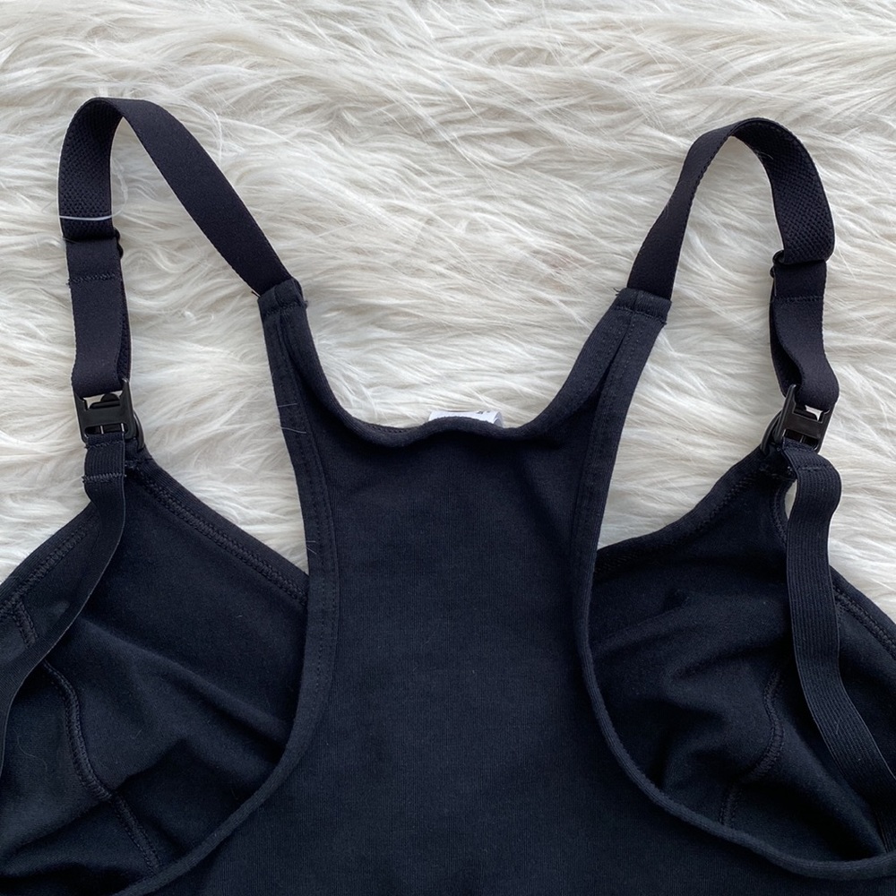 Bravado Black Nursing Bra with White Branded Band - Picture 7 of 12
